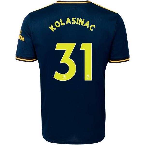 Camiseta Arsenal NO.31 Kolasinac Tercera equipo 2019-20 Azul